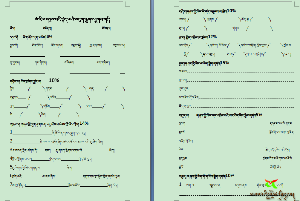 ལོ་རིམ་གསུམ་པའི་སྟོད་ཆའི་མཇུག་རྒྱུགས་རྒྱུགས་གཞི།